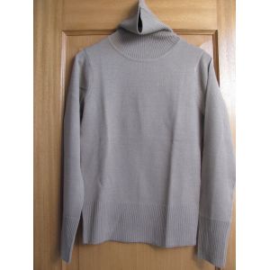 Pull Couleur Camel Col Roule - Occasion