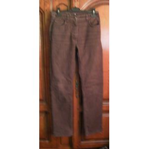 Jean Marron/Taupe Betty Barclay - Taille 36/38 - Occasion