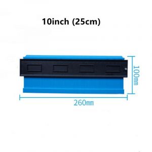 Bleu 10inch Jauge de Contour Jauge de Contour en Plastique - Occasion