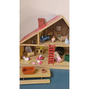 Maison et accessoires sylvanian families vintage - Occasion