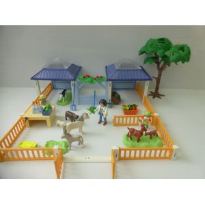 Playmobil Annexe De La Clinique Vétérinaire Parc Animalier Centre De Soins Des Animaux - Occasion