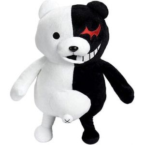 Monokuma Monomi Peluche 25cm Monobear Peluche Ours Blanc Noir Ours Anime Peluche Jouet En Peluche - Occasion