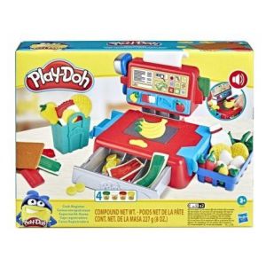 Caisse Enregistreuse Sonore Play Doh - Avec Pate A Modeler + Accessoires - Epicerie, Supermarche - Coffret Creations Et Carte Tigre - Occasion