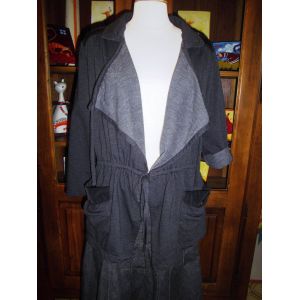 Veste Ml Gris Anthracite Kristina Popovitch Taille L - Occasion