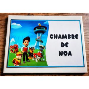 Jolie d&eacute;coration de chambre enfants Chambre de Noa Pat Patrouille id&eacute;e cadeau no&euml;l naissance anniversaire neuve - Occasion