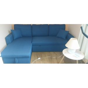 Canapé D'Angle état , Aucune Taches Ni Griffures Comportant Un Coffre, L'Ensemble Est Convertible En Literie, Les Dimensions Sont Longueur 220 Cm X 120 Cm Avec Méridienne - Occasion