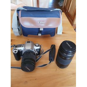 appareil photo CANON EOS 500 N+objectif 28--80mm+objectif 75-300mm - Occasion