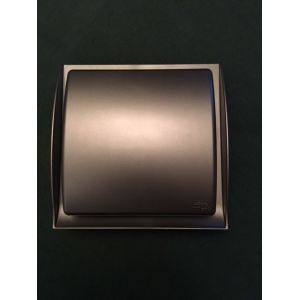 GRILLE DE VENTILATION DESIGN - NICOLL - RÉF. GDT 125B - COULEUR INOX - Occasion