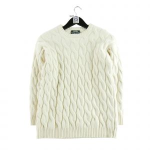 Reconditionn&eacute; - Pull Femme Laine Et Cachemire Beige - Taille M - Femme - Beige - Occasion