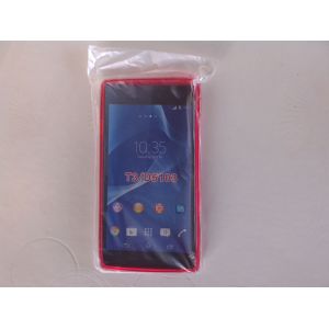 Sony Xperia T3 D5103 D5102 D5106 Pochette Silicone Rouge - Occasion