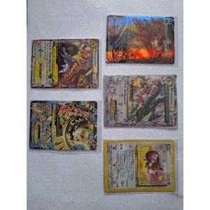 Lot Pok&eacute;mon Ex / Mega Ex + Evoli Vintage + Rayquaza &mdash; 5 Cartes Ultra Rares - Occasion