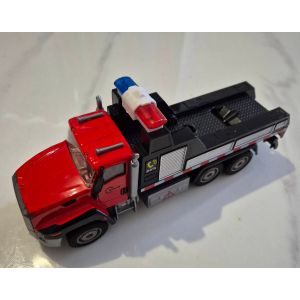 Camion Plateau Dépanneuse Rouge Et Noir King Jouet - Occasion