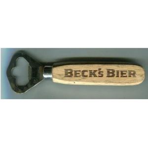 Décapsuleur - " Beck's Bier " - Manche En Bois - Occasion