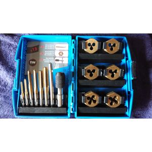 Coffret de Tarauds et Filières 13 pièces TIN - Occasion