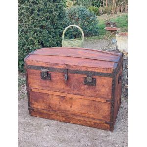 Ancienne Malle En Bois (N°2) - Occasion