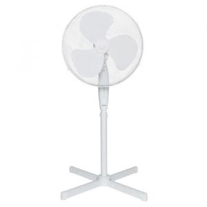 Ventilateur sur pied OCEANIC - 45W - Diametre 40 cm - Hauteur réglable - Oscillation - Blanc - Occasion