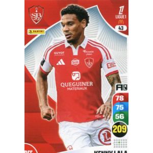 N&deg;43 Lala Kenny Carte Jeu Adrenalyn Xl Ligue 1 2025-2026 - Occasion