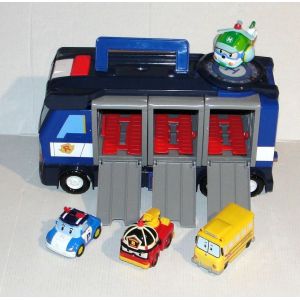 camion robocar poli silverlit quartier general mobile circuit de voitures - Occasion
