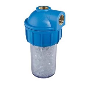 Filtre anticalcaire pour radiateurs. Comprend : bo&icirc;tier de filtre et chargement de pierres polyphosphates. Emp&ecirc;che le calcaire dans les chaudi&egrave;res et les radiateurs. Bbagua - Occasion