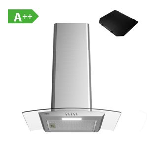 Ciarra CBCS6506B-OW Hotte Murale 60cm 650m³/h Verre Inox A++ - Occasion