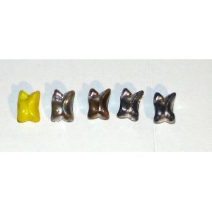 Osselets Pvc Argenté Jeu Vintage - Occasion