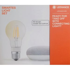 Pack De D&eacute;marrage Smart Home, Enceinte Intelligente Google Mini + Smart + Ampoule Led Avec Culot E27 - Occasion