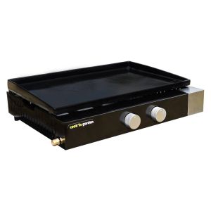 Cook'in Garden - Plancha au gaz FINESTA 2B - 2 br&ucirc;leurs 5kW - Occasion