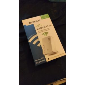 devolo Repeater WiFi 5 (ac) : Amplificateur WiFi, 1200 Mbits, 1x Port Gigabit Ethernet, WPS, R&eacute;p&eacute;teur WiFi - Occasion