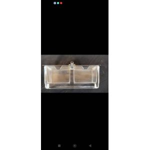 Bo&icirc;te A Confiture Verre Et M&eacute;tal Argent&eacute; Vintage - Occasion