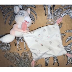 Doudou peluche lapin miss bunny Disney baby mouchoir t&eacute;t&eacute;s lapines jouet naissance b&eacute;b&eacute; poup&eacute;e Panpan Kiabi - Occasion