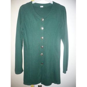 Veste Verte Taille 38 Style Redingote - Occasion