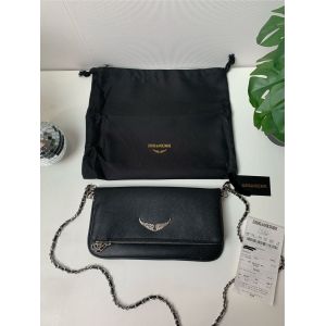Sac à main Rocky Zadig & Voltaire - Bag iconiqueZ&V en cuir grainé | Noir - Occasion