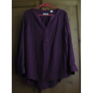 Tunique Bordeaux Afibel - Taille 46 - Occasion