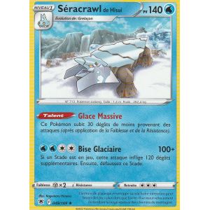 Carte Pokemon - Séracrawl De Hisui -048/189 - Rare - Eb10 - Astres Radieux - - Occasion