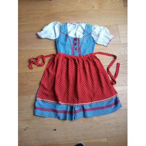 Robe Tyrolienne Pour Fillette 8 Ans - Occasion