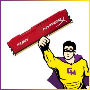 8Go RAM DDR3 HyperX FURY HX318C10FRK2/16 DIMM 1866 Mhz M&eacute;moire PC - Occasion