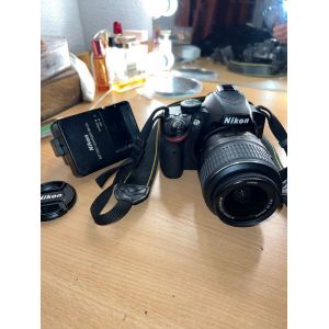 NIKON D3200 24 Mpix + Objectif 18-55mm - Noir - Occasion