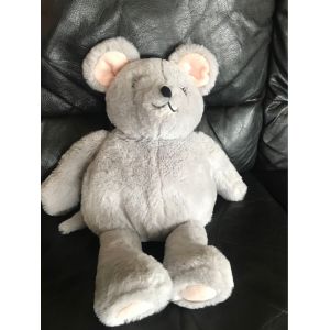 Etam Souris Range Pyjama Gris Rose Doudou Peluche Tres Douce 45cm - Occasion