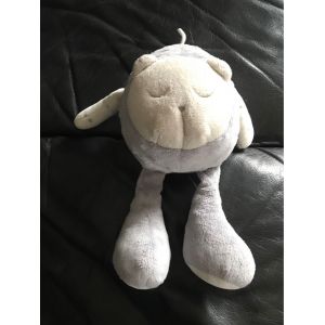 Doudou Ours Boule Gris Et Blanc &Eacute;toiles Myhummy Range 27cm - Occasion