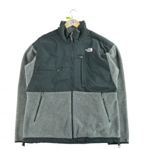 Reconditionné - Veste Polaire Homme Retro Denali Gris - Taille L - Homme - Gris - Occasion