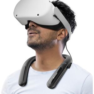 Jgd-Batterie Externe Pour Meta Quest 3s/3, 10 000 Mah, Tour De Cou Pour 3 &Agrave; 5 Heures De Lecture, Chargeur Rapide Pd Pour Vr Oculus Quest 3s/3/2/1/Pro, Pico 4, Htc Vive, Psvr 2 &iquest; Noir - Occasion