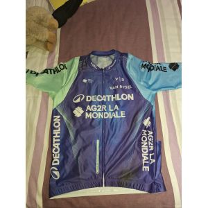 Maillot Decathlon Ag2r Taille L Version Pro - Occasion