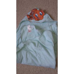 Serviette / Cap De Bain Capuche B&eacute;b&eacute; Gar&ccedil;on Disney Store N&eacute;mo Id&eacute;e Cadeau - Occasion