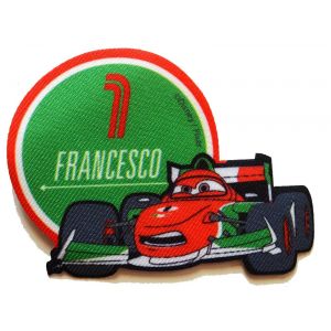 Cars Flash Mcqueen Disney Ecusson Patch Parches Patches Thermocollant Voiture Francesco Ref2022 - Occasion