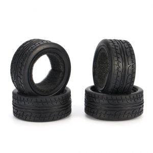 Pneus En Caoutchouc Pour Voiture De Course Traxxas Hpi Kyosho, Pneus Rc Drift Grain Moyen, 49mm, 4 Pièces, 1/10 - Occasion