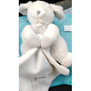 doudou lapin blanc gris j aime doudou et compagnie - Occasion