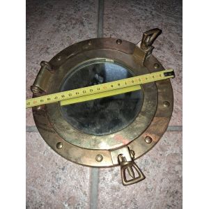 Miroir hublot bateau laiton - Occasion