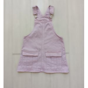 Robe Salopette Rose. Jean. Lefties. Coton. Elasthanne. Taille 5 / 6 Ans. 118 Cm - Occasion