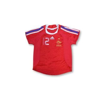 Maillot De Football Vintage Extérieur Enfant Equipe De France N°12 Henry 2008-2009 - Occasion