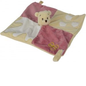 Doudou Winnie Ours Bordeaux Blanc Jaune Disney Nicotoy Simba Toys Benelux The Pooh Miel Abeille Brodée - Occasion